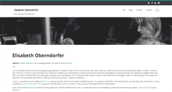 Desktop Screenshot of elisabethoberndorfer.com