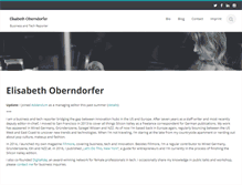 Tablet Screenshot of elisabethoberndorfer.com